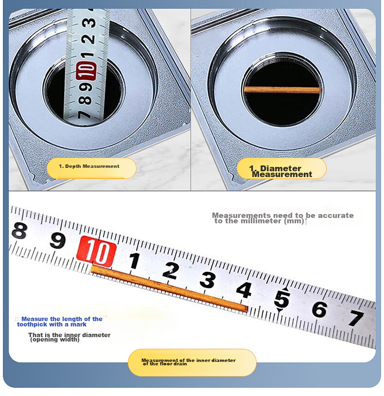 Haili Washing Machine Floor Drain Four-Way Connector, Drainage Pipe, Multifunctional ABS Kitchen Sink Drainpipe, Anti-Odor, Anti-Overflow, Universal DF4 16