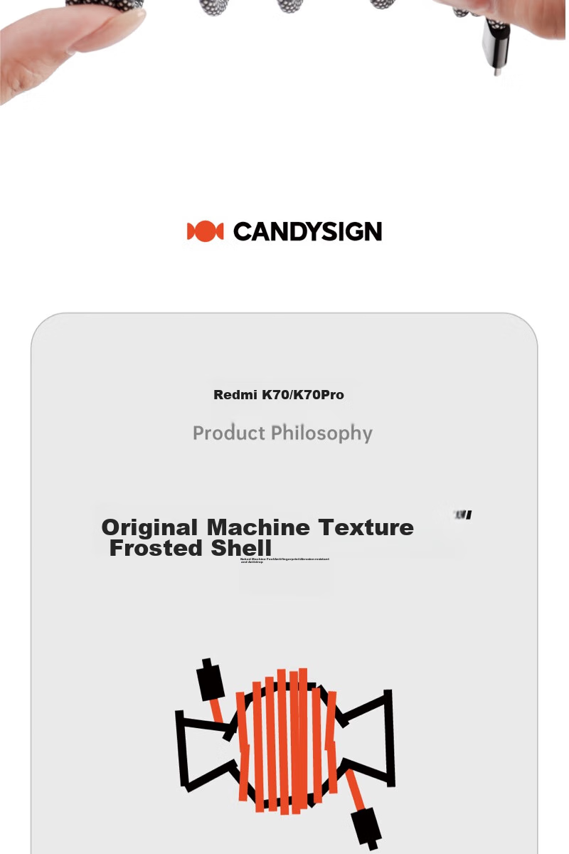 CANDYSIGN Candy Factory MagTie Hard Candy Full Magnetic Adhesive Strap A-L Sweet White Apple MFi Certified Charging Cable Data Cable Fast Charging Type-C IPad 14