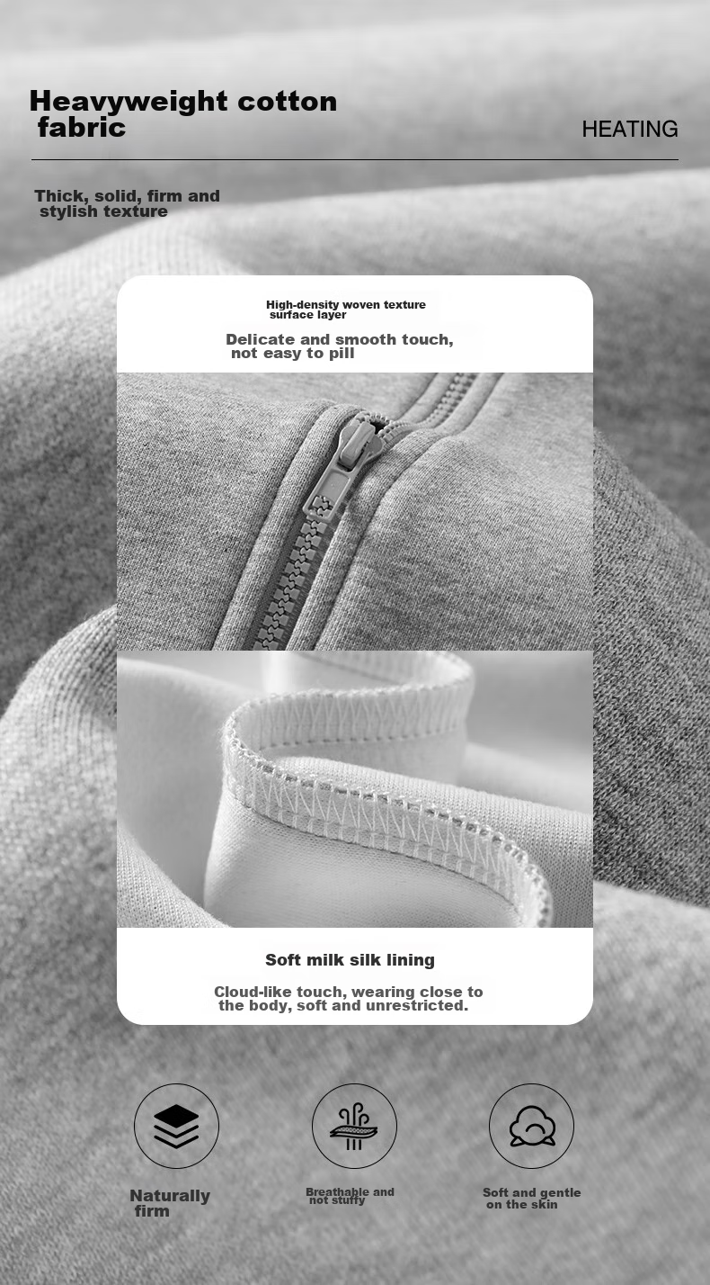 Baleno Men's Jacket, Spring And Autumn Student Trendy Loose Hoodie, Casual Versatile Sports Heavyweight Loose Jacket for Spring 8