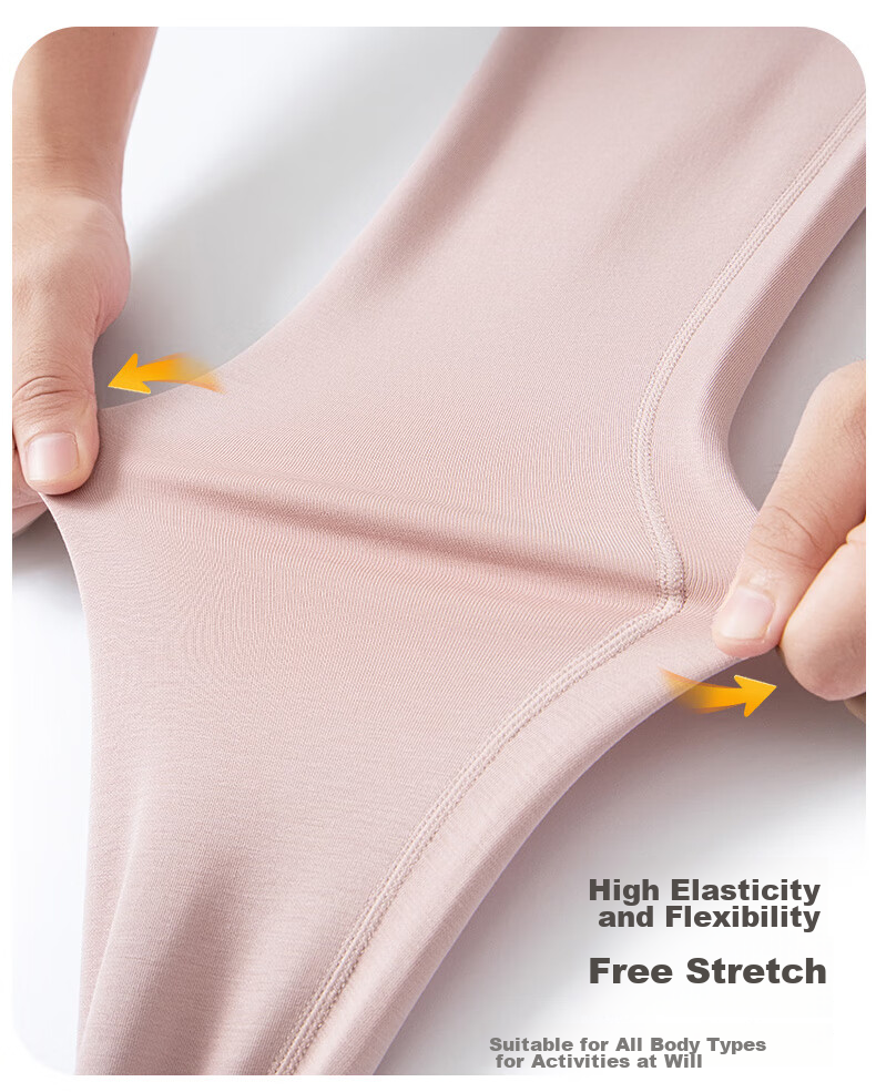 Yiershuang [Containing Cashmere And Silk] Women's Thermal Underwear Set, Cotton Base Layer Autumn Top And Pants for Wome 21