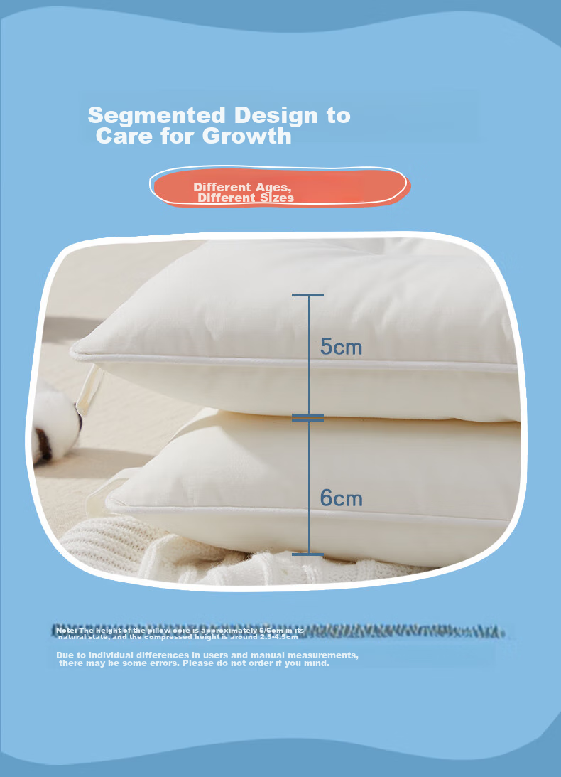 BEYONDHOME BABY Boyang Maternal And Infant Class A Children's Pillow, Antibacterial Pure Cotton Cassia Seed Pillow Core, Kindergarten Pillow, Good Sleep, 40*60cm 11