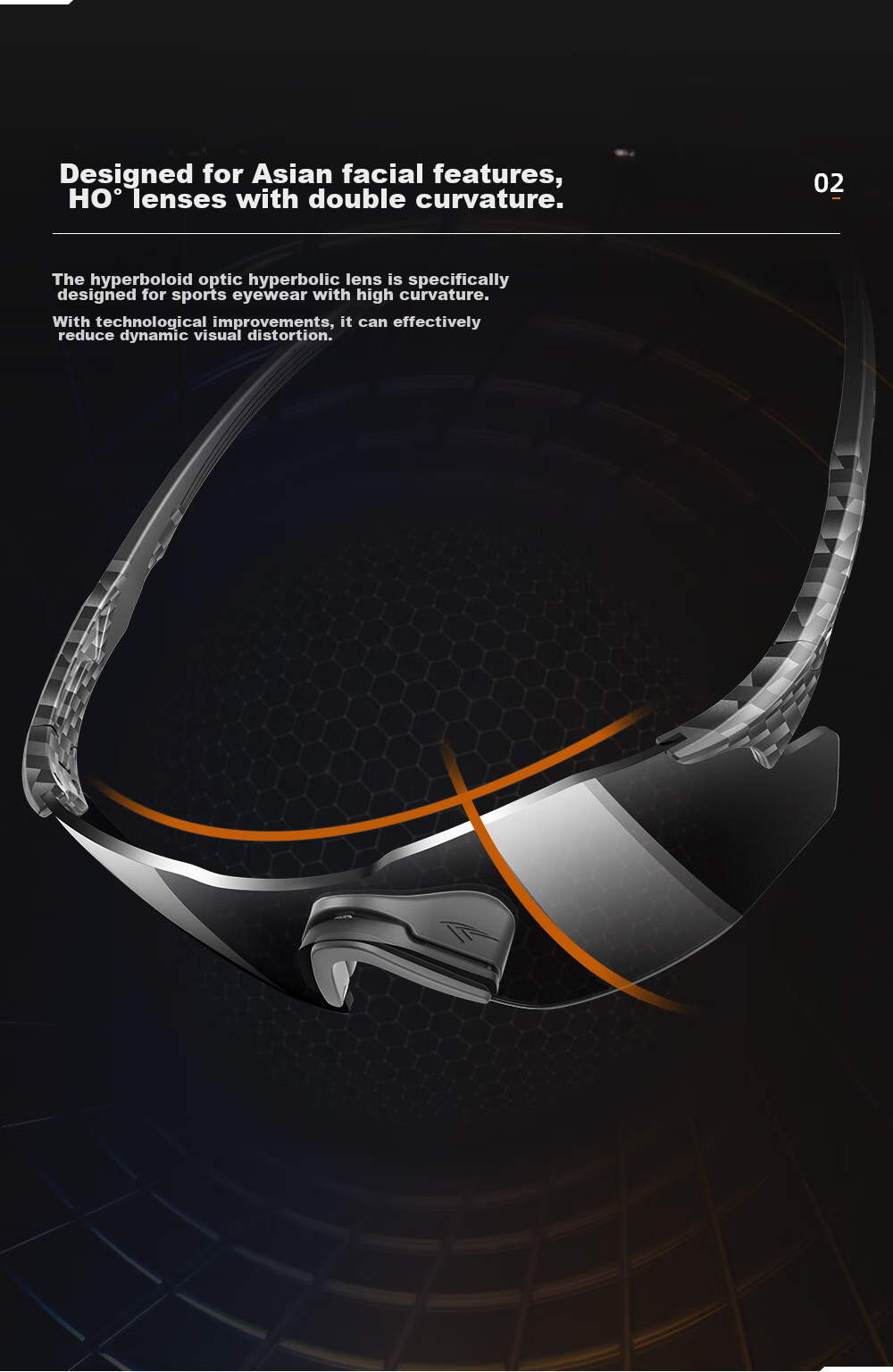OUTDO Running Glasses, Specialized for Marathon And Hiking, Outdoor Sunglasses, Photochromic Sports Sunglasses, 67012C028 9