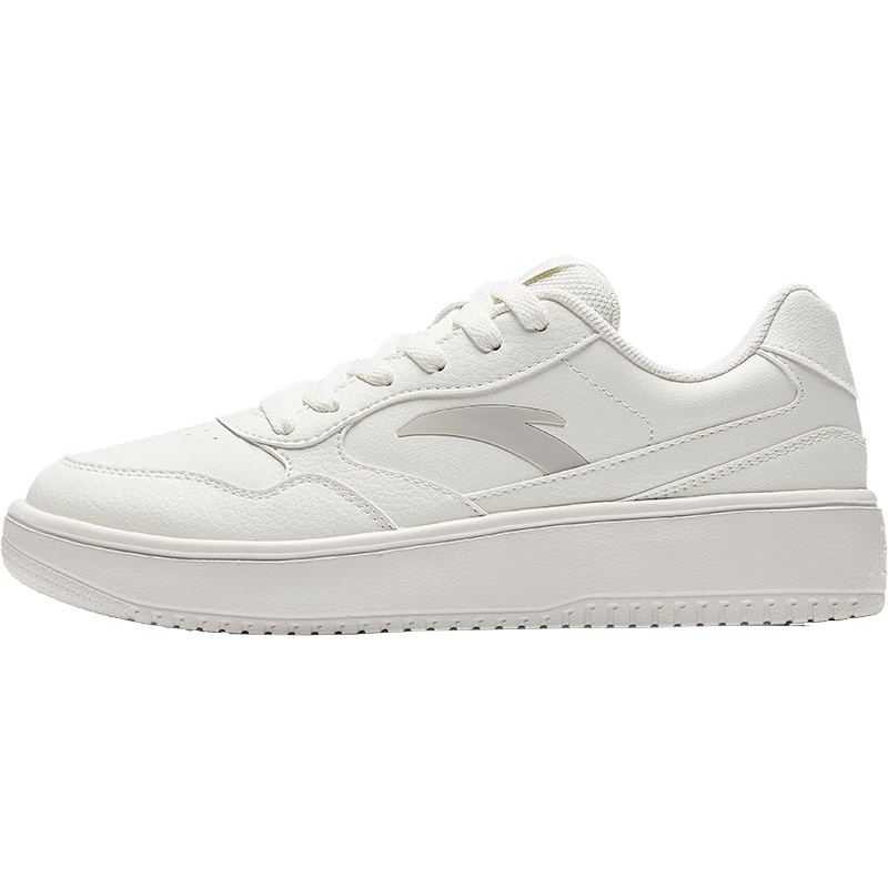 Anta Light Step V2 Women's Sneakers Summer Breathable Casual Couple Simple White Shoes Soft Sole Comfortable Thick Sole Height Increasing Shoes