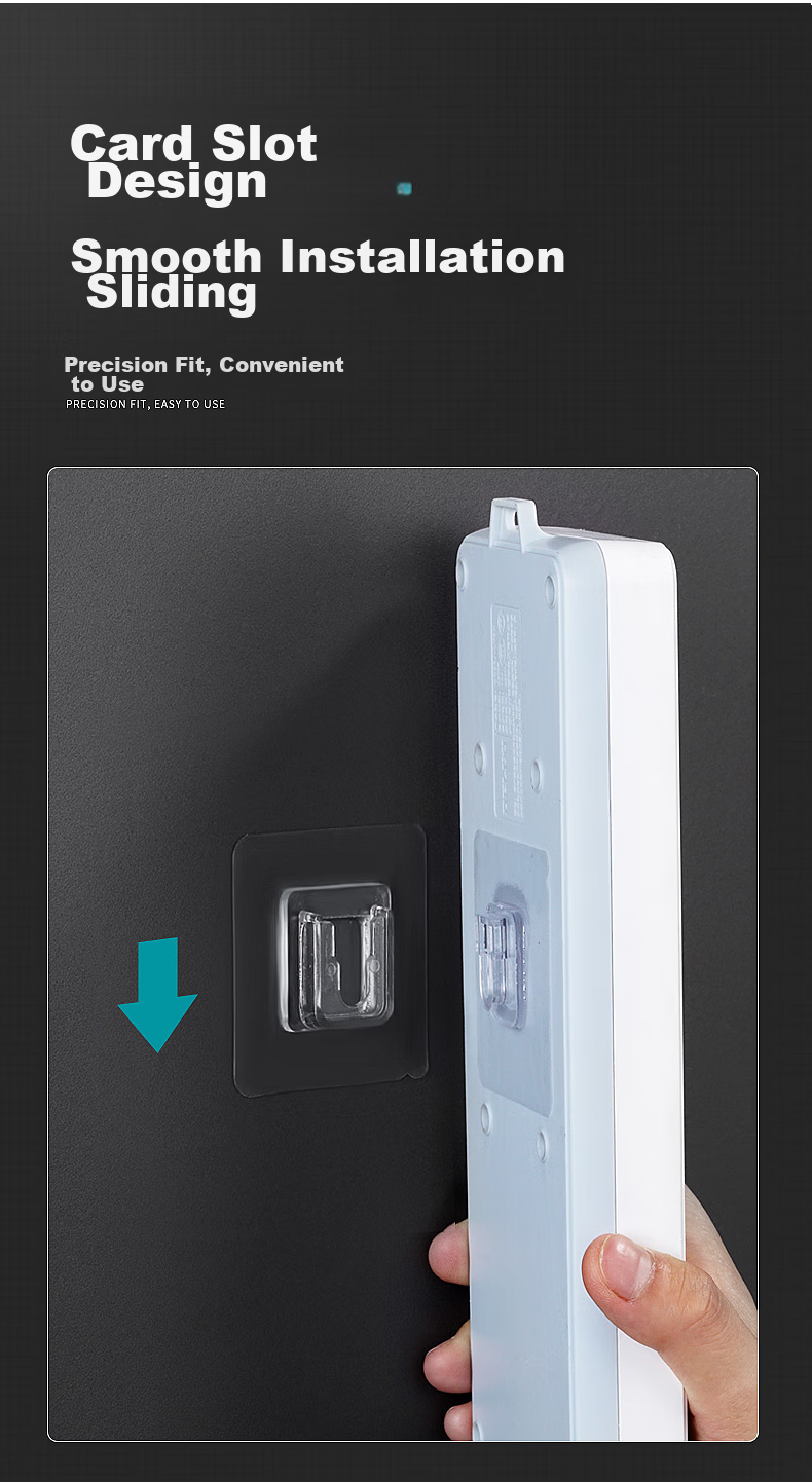 Chaoji Jia Pin, Strong Adhesive Hook without Drilling, No Trace Adhesive Hook, Power Strip Fixer, Router Hook, Super Strong Adhesio 6