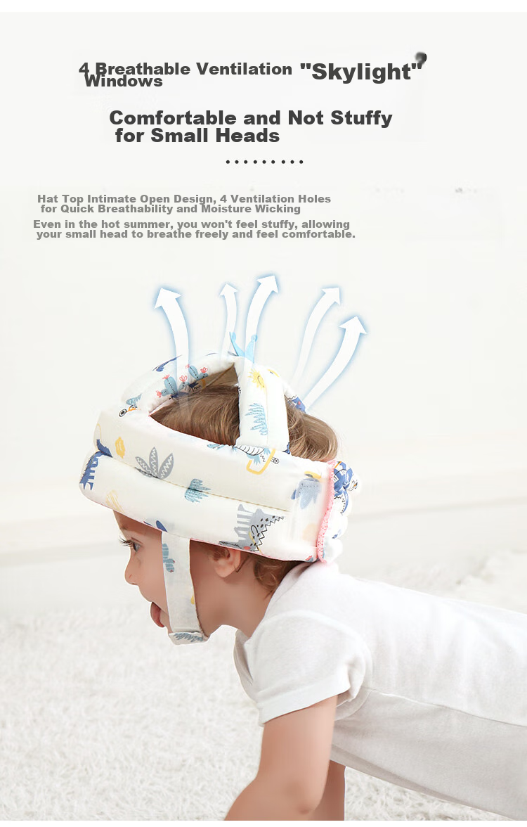 DOCTOR MA Baby Anti-Fall Hat, Head Protection Cap, Toddler Walking Protection Cap, Anti-Collision Hat, Breathable Toddler Walking Aid A1008 5