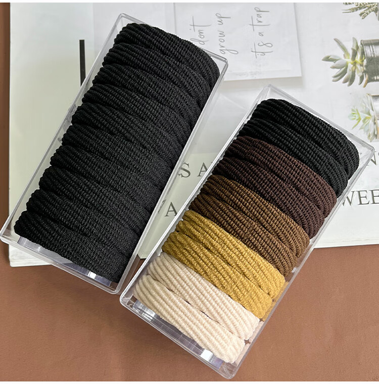 Yefili 10-Pack High Ponytail Hair Ties Durable Spiral Hair Bands Elastic Hair Ropes for Women and Students 6