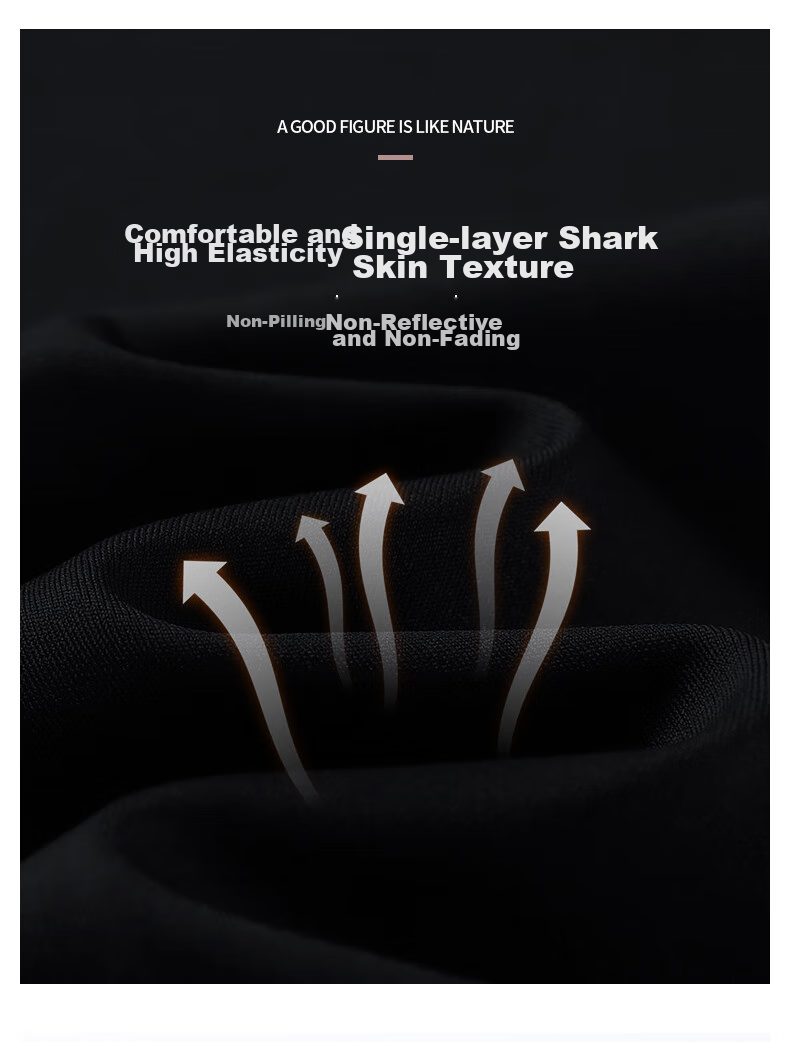 LangSha Shark Leggings for Outer Wear, Butt-Lifting Yoga High-Waisted Tummy Control Slimming Sports Plus Size Women's Thin Pants Base Layer 6