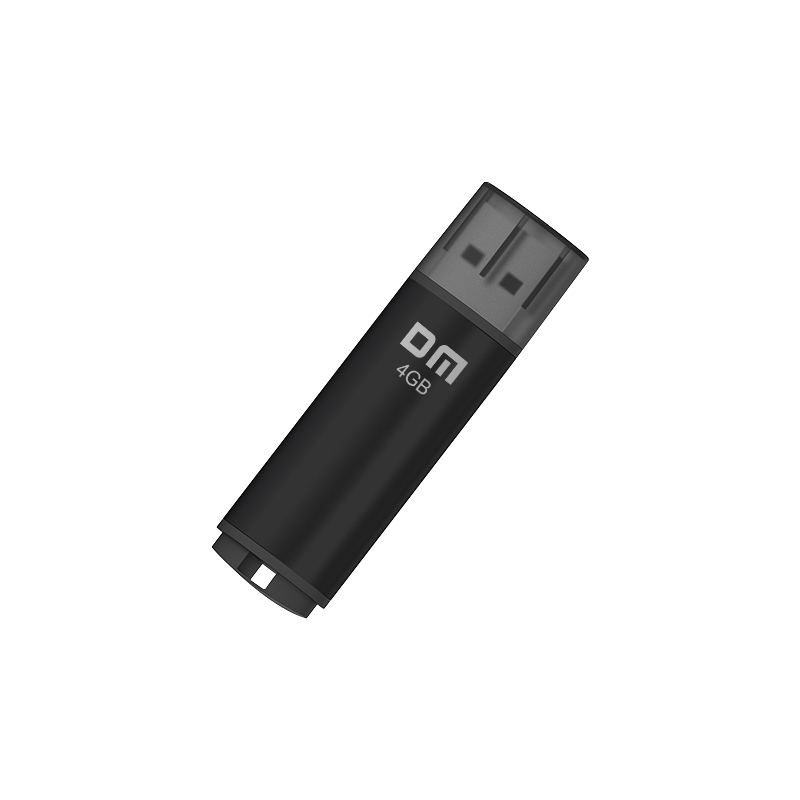 DM Daimai 4GB USB2.0 Flash Drive, PD204 Black, Small USB Drive for Bidding, Enterprise Competition Computer Car USB Drive