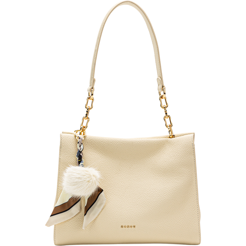 HONGU Women's Handbag, Top-Grain Leather Shoulder Crossbody Bag, Elegant Commuter Tote Bag for Ladies, Birthday Gift for Girlfriend