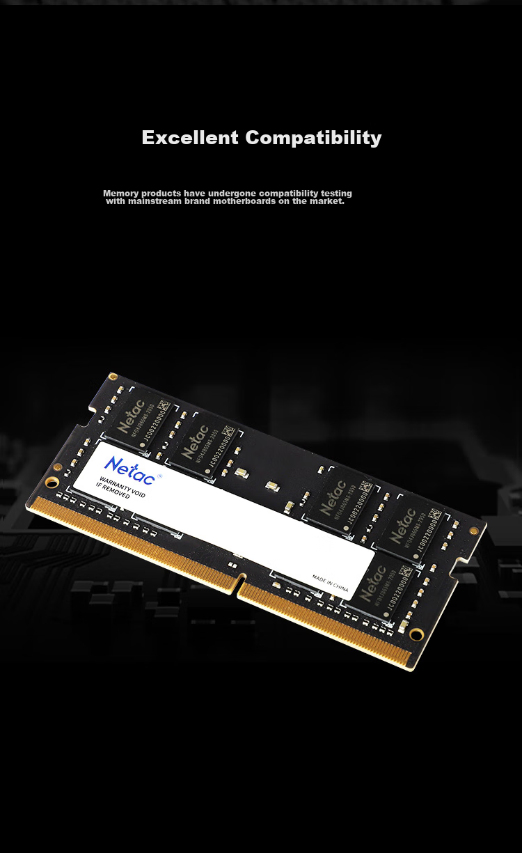 Netac 8GB DDR4 2666 Laptop Memory Module, Ultra Light Series 3