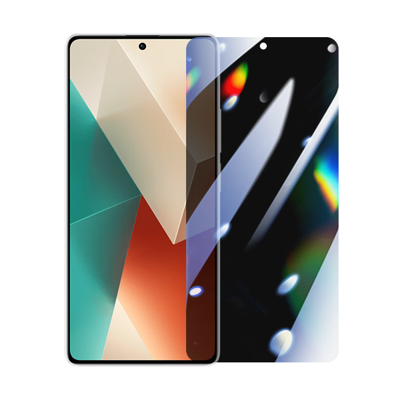 LLUNC [2-Pack] Privacy Screen Protector for Redmi Note14/13, Full Coverage Tempered Glass Film for Note13Pro, HD Ultra-Thin Shatterproof Anti-Peeping Anti-Spy Phone Screen Protector