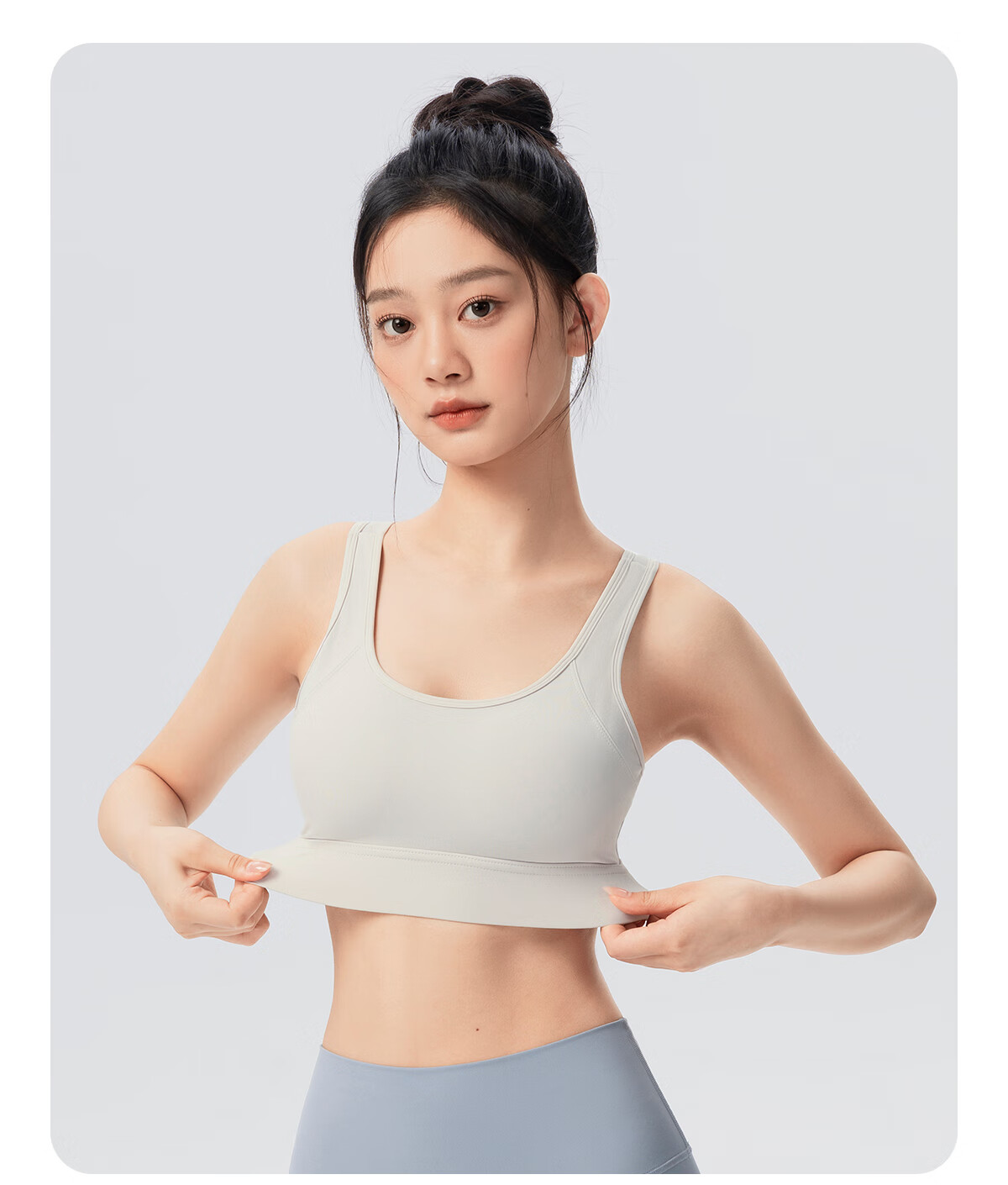 361° Sports Bra, Wireless, One-Piece Cup, Padded, Push-Up, Beautiful Back Design, Shock-Absorbing, Shaping, for Running And Yoga, Vest Style 21