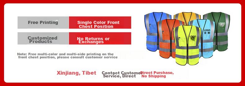 MAINUOQI Reflective Vest, High-Visibility Multi-Pocket Construction Engineering Reflective Clothing, Sanitation Worker Vest, Safety Traffic Warning Uniform [Jingpei Logistics] Multi-Pocket Fluorescent Yellow 1