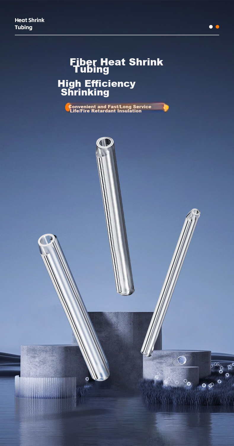 Fengyingzi Optical Cable Heat Shrink Tube, Fiber Optic Heat Fusion Tube, Single Steel Needle Thin, Indoor And Outdoor Optical Cable Fusion Protection Tube, Bare Fiber Tube/100 Pieces FYZ-GR21S 1