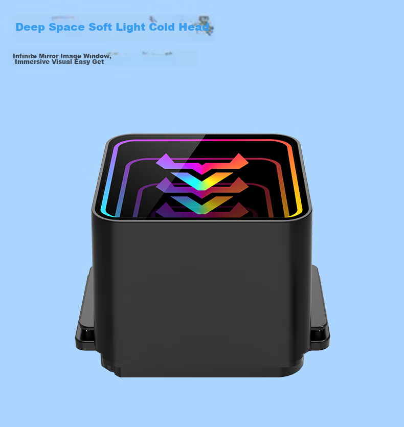 BUBALUS Lingshuang 120 All-In CPU Water Cooler (Iridescent Mirror Cold Head / Compatible with Intel LGA2011/AMD/Multi-Platform/PWM Temperature Control/Computer Fan) 4