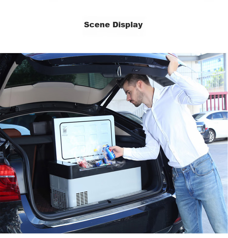 QIXUAN Q18 Car Refrigerator, Mini Fridge with Compressor Cooling, Freezing And Refrigeration Capabilities, Can Form Ice, Outdoor And Home Appliance 16