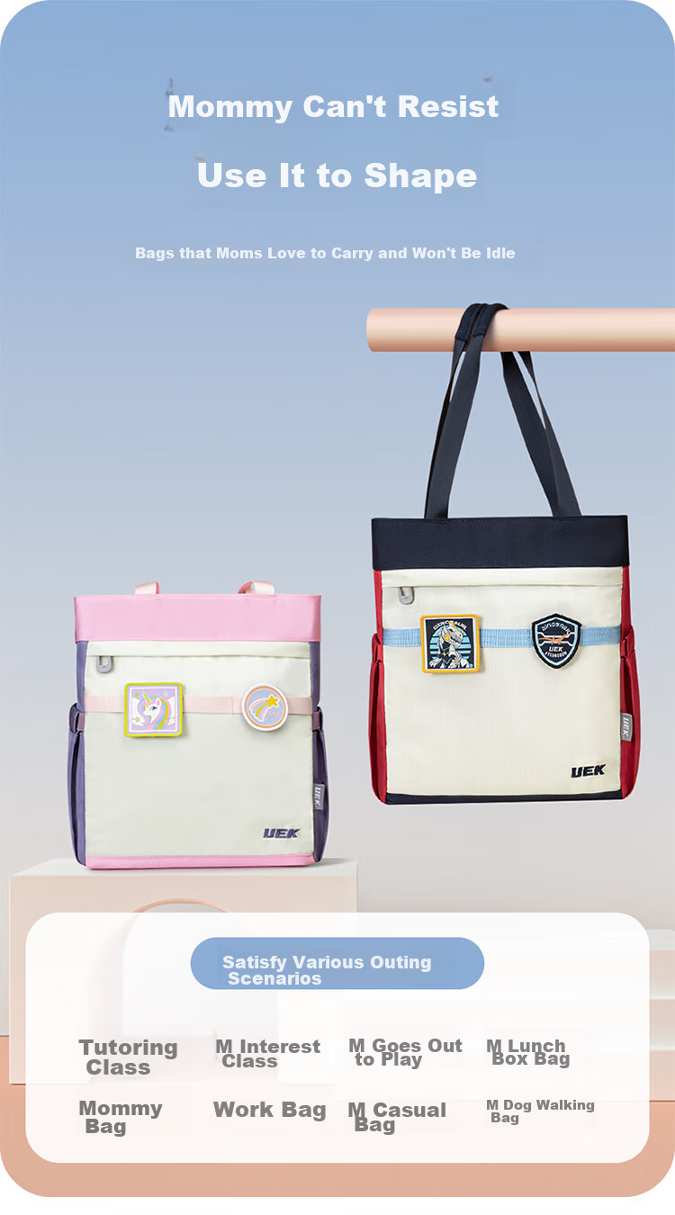 UEK Elementary School Tutoring Bag, Portable Children's Handbag, Cute After-School Bag, Crossbody Bag, Art Bag, Unicor 10