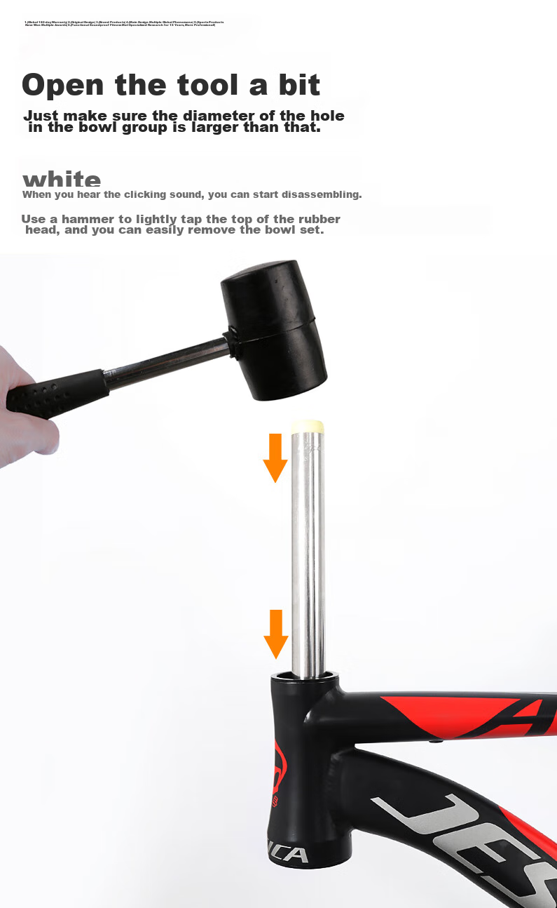 LEBYCLE Bowl Set Installation Tool, Mountain Bike Universal Press-In Mid-Axis BB Insertion And Removal Repair Tool 4
