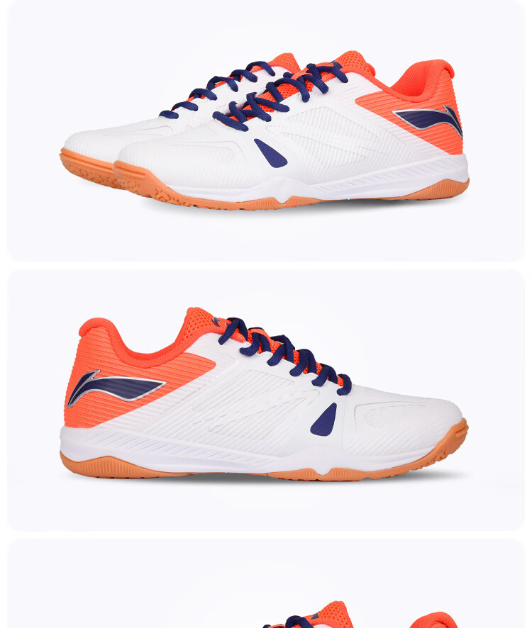 Li-Ning Table Tennis Shoes for Men And Women, Sports Shoes, Specialized Table Tennis Footwear, Breathable Non-Slip Whirlwind 2.0, White And Green, Size 41.5 11