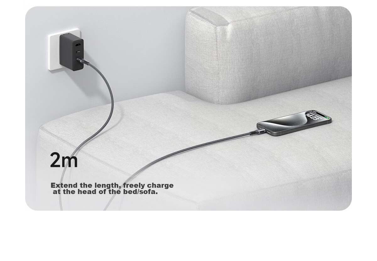 Hagibis USB4 Data Cable, Fully Compatible with Thunderbolt 4 Video Cable, Dual-Head Type-C Fast Charging PD240W Charging Cable, 40Gbps, Suitable for IPhone 17, Mobile Phones And Laptops 26