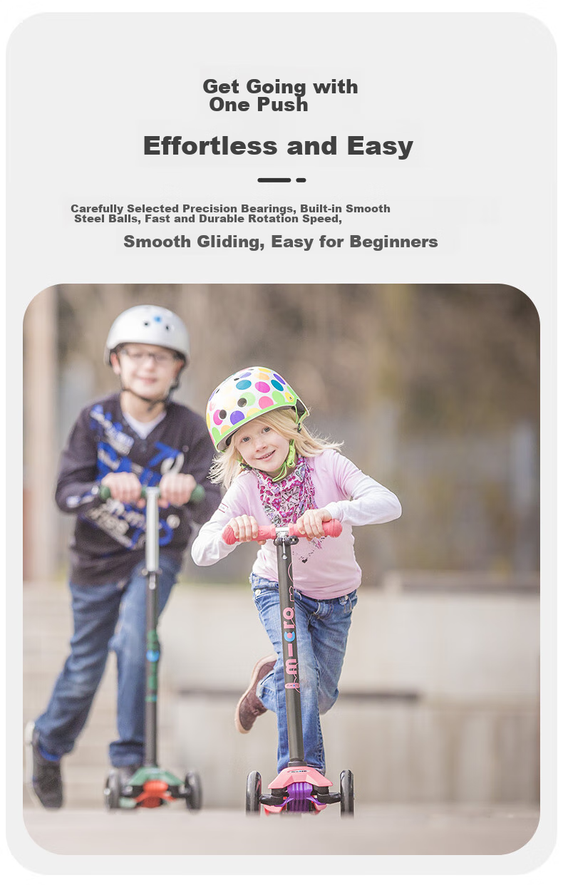 Micro Maiguo Children's Scooter for Ages 6-12, Big Kids' Kick Scooter, Roller Skateboard for 10-Year Children, Pink Color 8