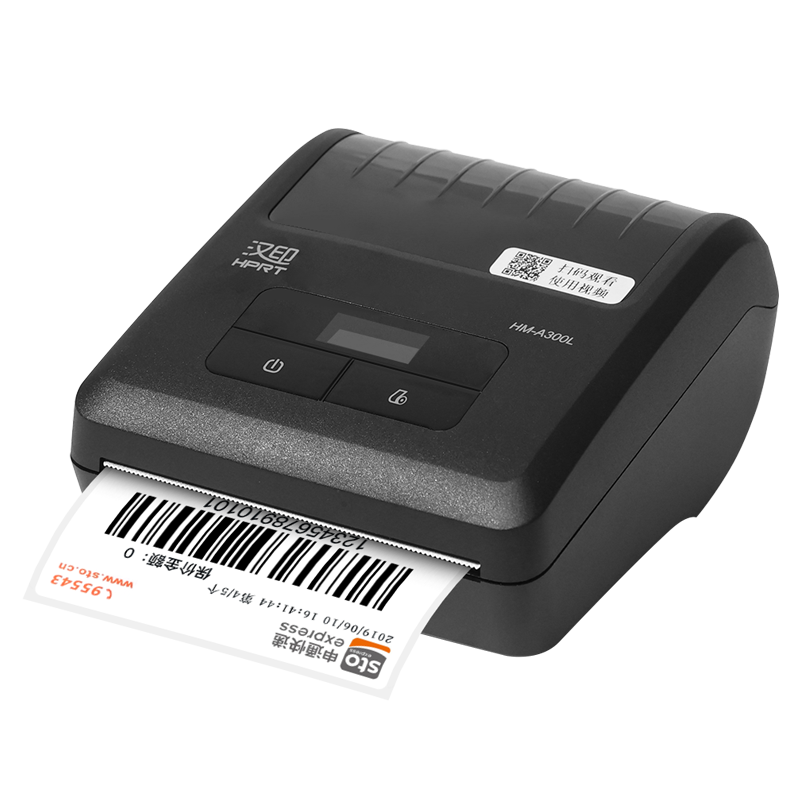 HPRT A300L Courier Portable Warehouse Label Pickup Code Mobile Bluetooth Universal Thermal Printer, Roundabout Mom's Station Rabbit Joy Face Single Express Delivery Printing Machine