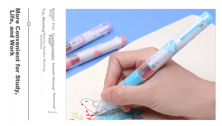 ZEBRA 5-Color Multifunctional Pen Barrel SARASA Series Colorful Neutral Pen Barrel (Refill RNJK5) S5A25 Light Pink Barrel (Buy One Get One Free) 4