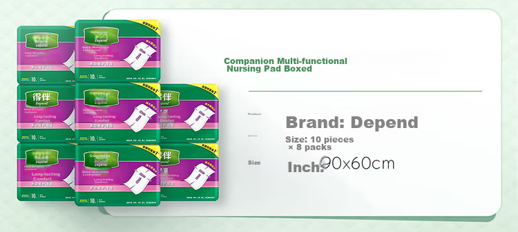 Depend Incontinence Care Pads, 80 Pieces, 60cm*90cm, Disposable Underwear for Adults And Elderly, Urine Absorbent Pads for Postpartum Wome 3