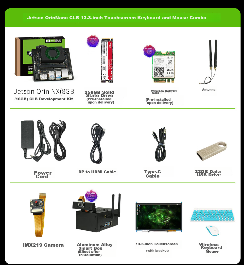 NVIDIA Jetson ORIN NX Super AI Development Kit 8/16GB Core Development Board 157Tops 26
