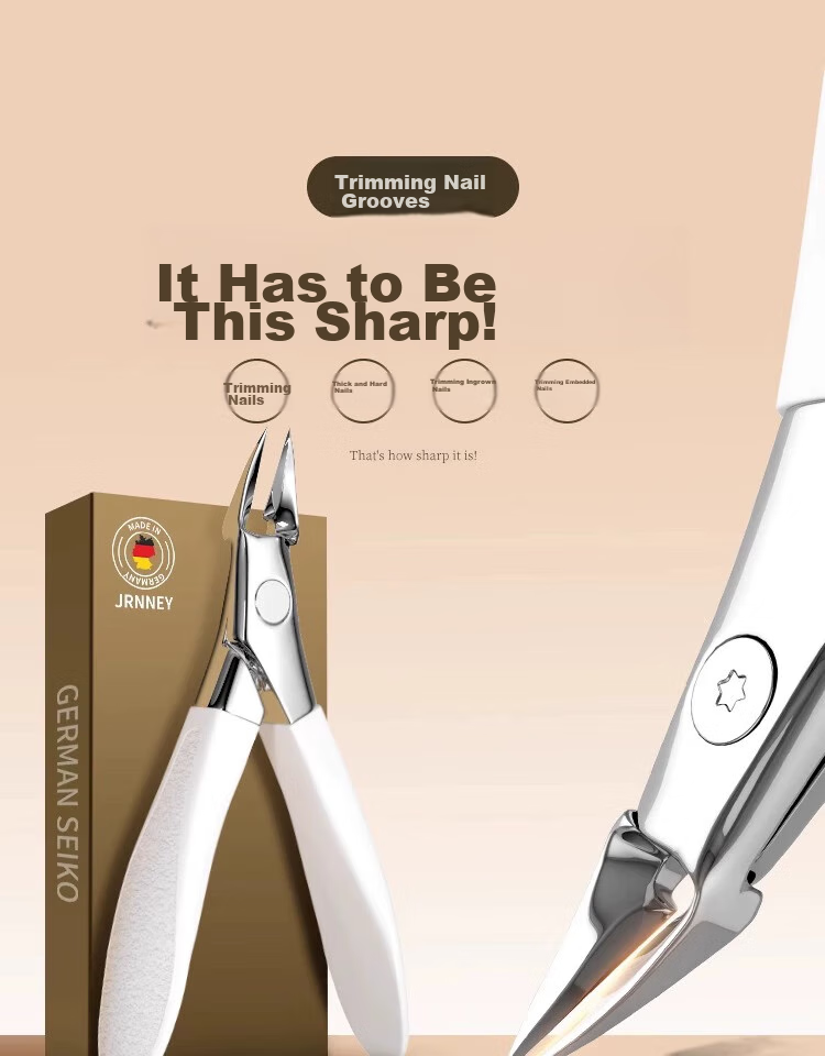 Chuangmugongfang Ingrown Toenail Clipper, Stainless Steel Eagle Beak Pliers, Nail Clippers, Specialized Tools for Foot Care 1