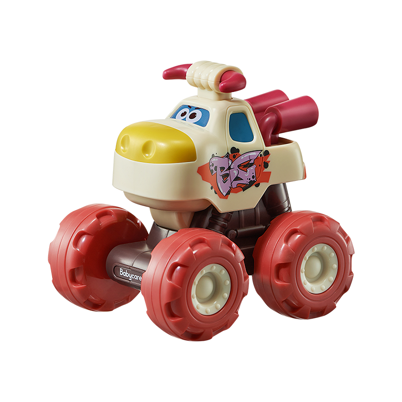 Babycare Toy Car for Boys And Girls, 1-Year Pull-Back Car with Large Wheels, Aokese Model