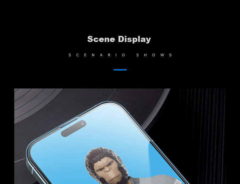 Lanxingxiansheng Apple 15 Plus 14 Pro Max Dust-Free Chamber, Earpiece Dust-Proof Tempered Glass Film, Suitable for IPhone 15 Plus 14 Pro Max 30