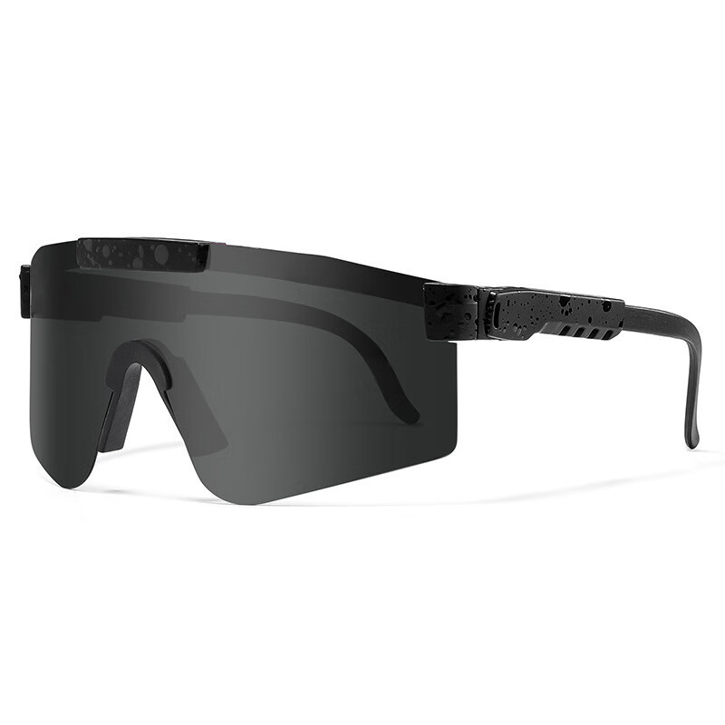 LOVECRAFT Cycling Sunglasses, Model 1147 Black, Unisex Outdoor Sports Adjustable Windproof Sunglasses