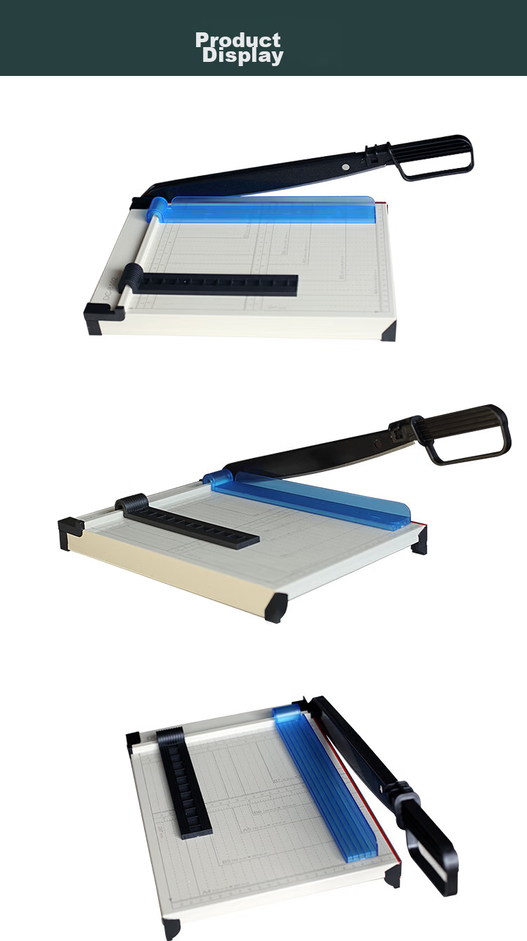 Doton DC-8123 A4 Manual Multifunctional Small Paper Trimmer Steel Cutter 15-Sheet Photo Cover Business Card Copier Paper Cutter 6