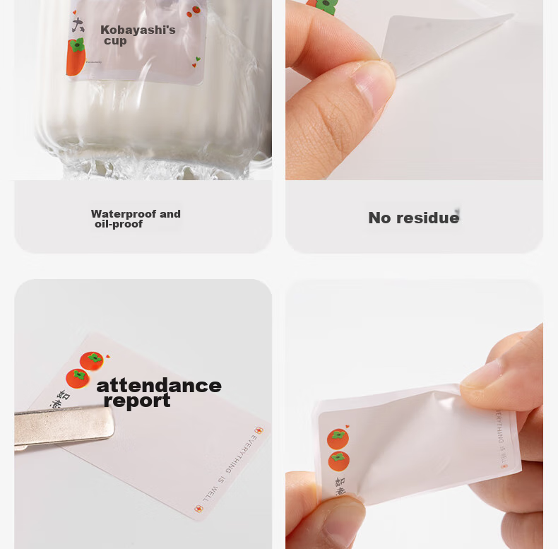 Deli QH55 Floral Thermal Label Printing Paper, Self-Adhesive Home Storage Organizer Switch Sticker Sticky Notes Journal Name Tags, Floral Gap Paper Suitable for Q5, 230 Sheets 10