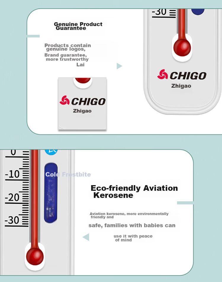 CHIGO Indoor Thermometer, Physical Baby Room Mercury-Free, Sensitive High-Precision Temperature Gauge ZG-8061 13