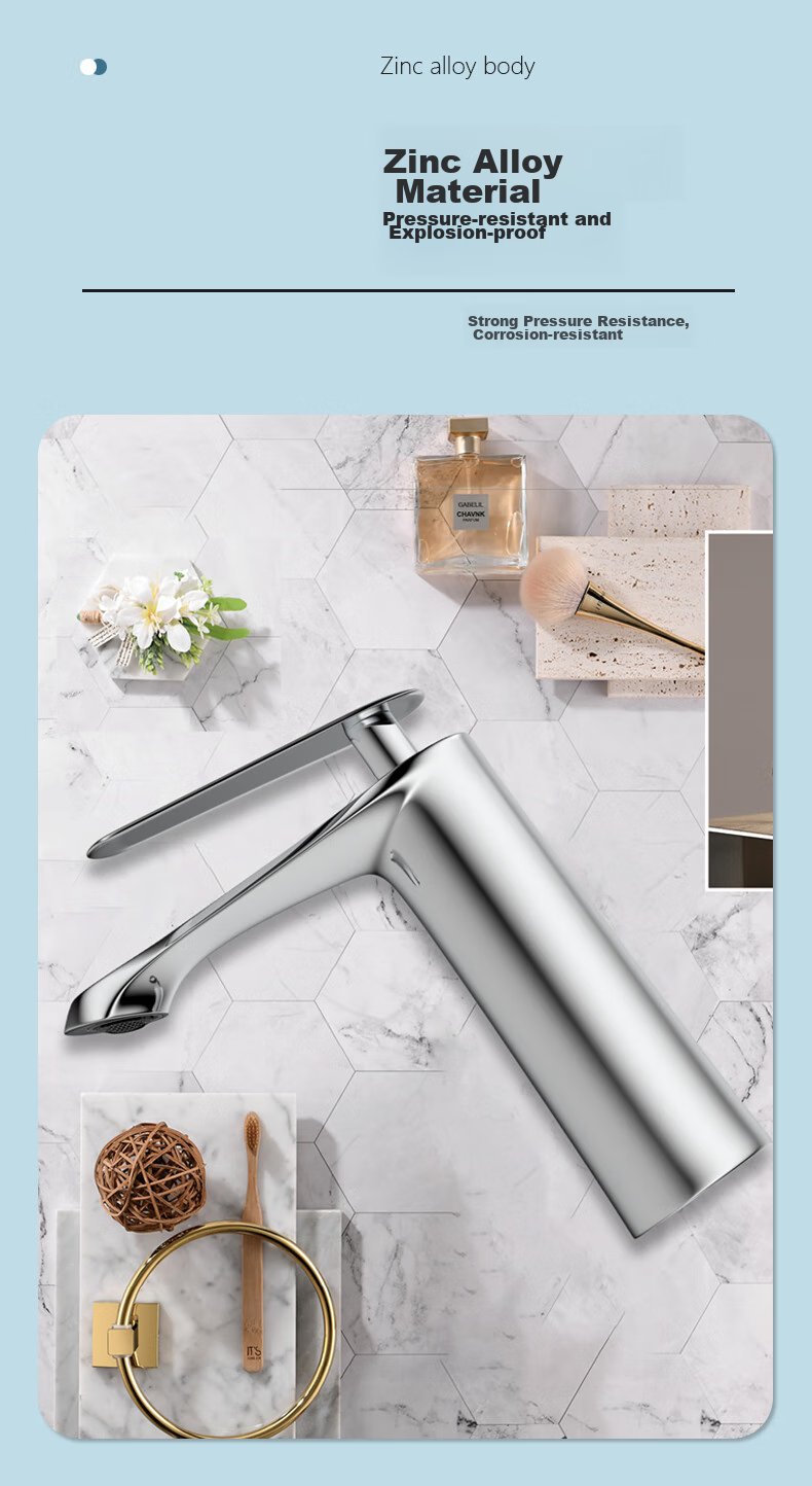 BSITN Basin Faucet, Swivel Rotating Lucky Cat Faucet, Single Cold Washbasin Faucet, Wall-Mounted B051 7