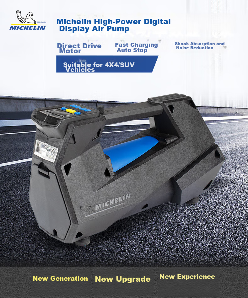 MICHELIN High-Power Inflatable Pump for Bicycles, Basketball, Soccer Balls, Mountain Bikes And Motorcycles 12310pro 4