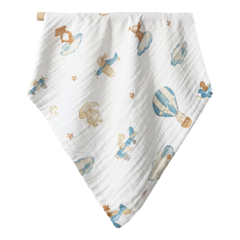 EMXEE Baby Gauze Bath Towel, Class A Pure Cotton Children's Bath Towel, Newborn Bath Towel, Bathing Cloth, 70*70cm, 4 Layers