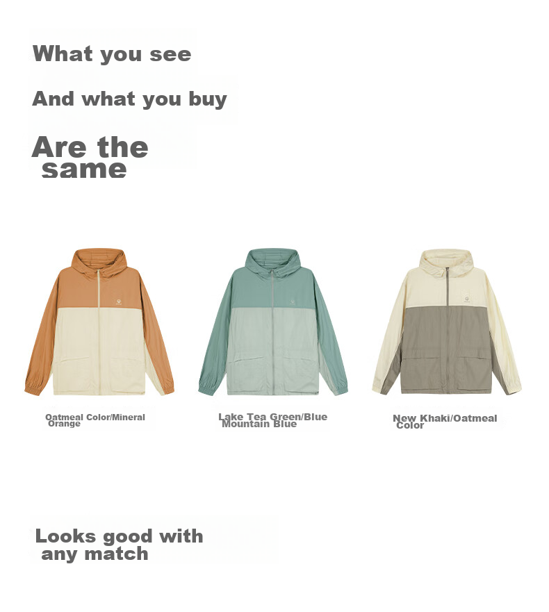 TECTOP Women's Sun Protection Jacket, UV-Resistant, Breathable Summer Outdoor Coat, 2422226FS, Lake Tea Green/Blue Mountain Blue, 2XL 14