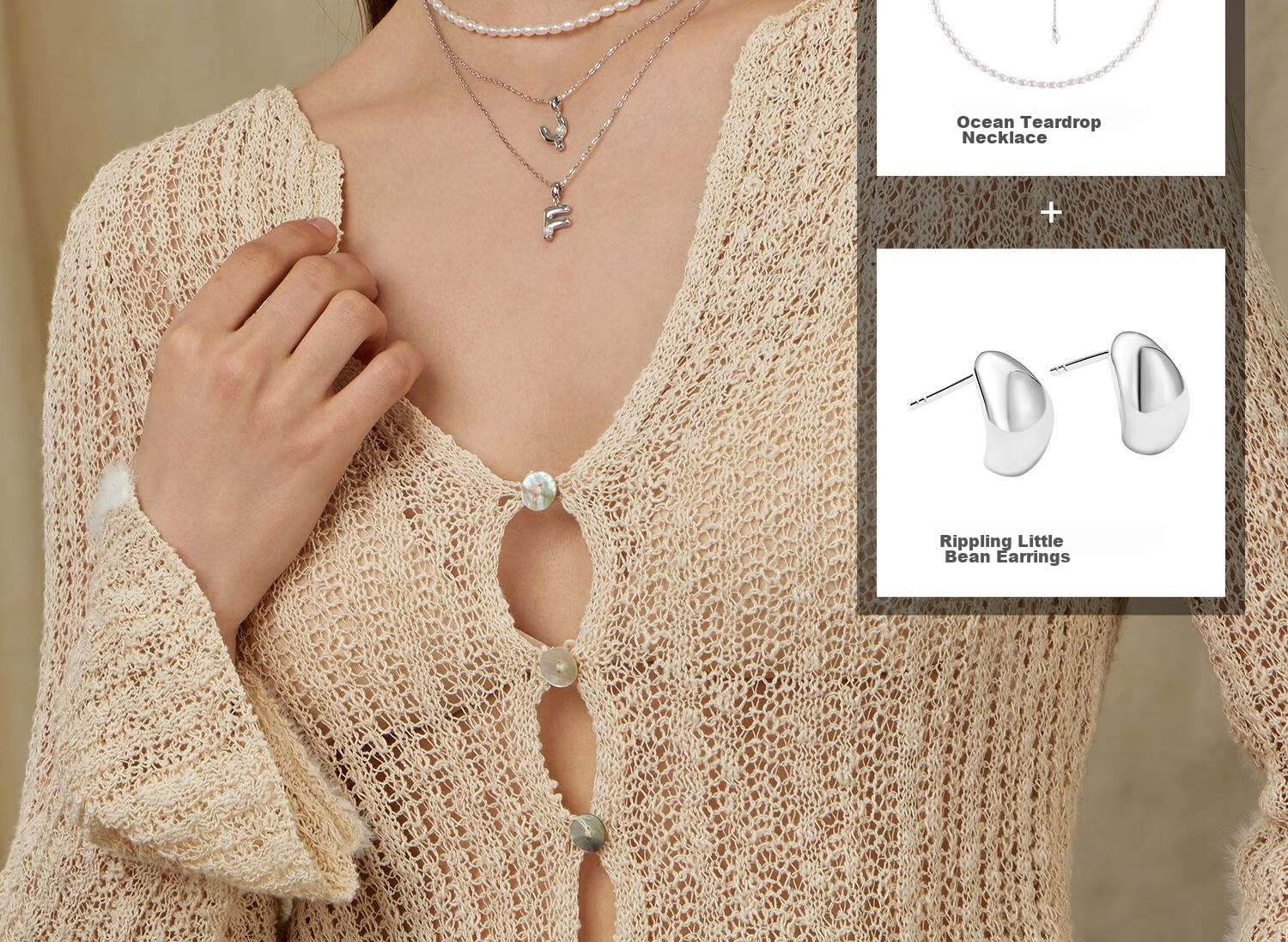 Arsis Simple Letter Pendant Necklace for Women, S925 Silver Collarbone Chain, Birthday Gift for Girlfriend, Letter M 26