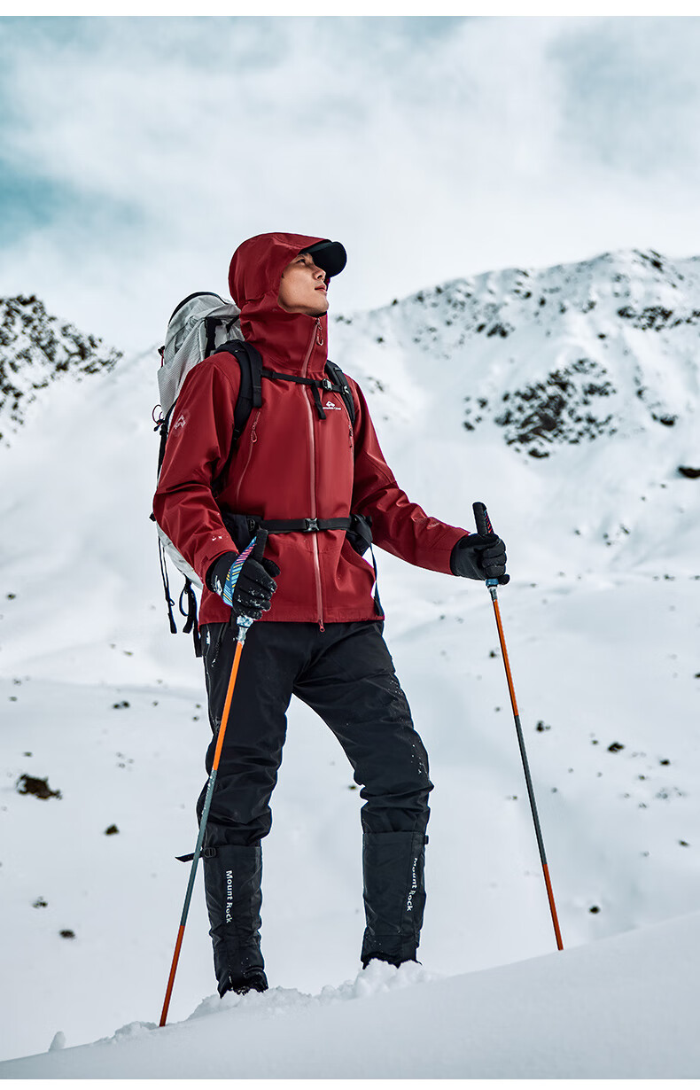 Pioneer Camp, Jinyi Wei Baihu Windbreaker, Men's Outdoor Spring And Autumn Jacket, Windproof, Waterproof, Breathable, Hard Shell, High-Altitude Mountaineering Coat 2