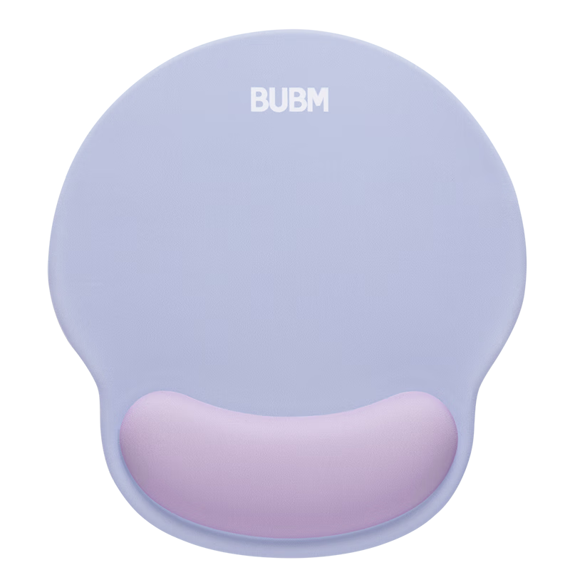 BUBM Wrist Rest for Women, Hand Pad, Creative Simple Laptop Mouse Wrist Support, Non-Slip Mouse Pad, Silicone Hand And Wrist Protector for Men, Light Blue + Purple