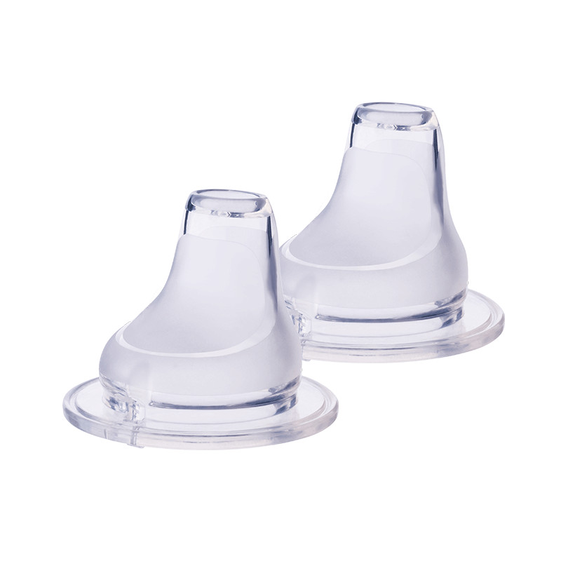 Anpei Universal Wide-Mouth Duck-Bill Nipple, 11 Characters, Suitable for 12 Months And Above, Pack of 2 (Compatible with Pigeon And Other Brands of Baby Bottles)