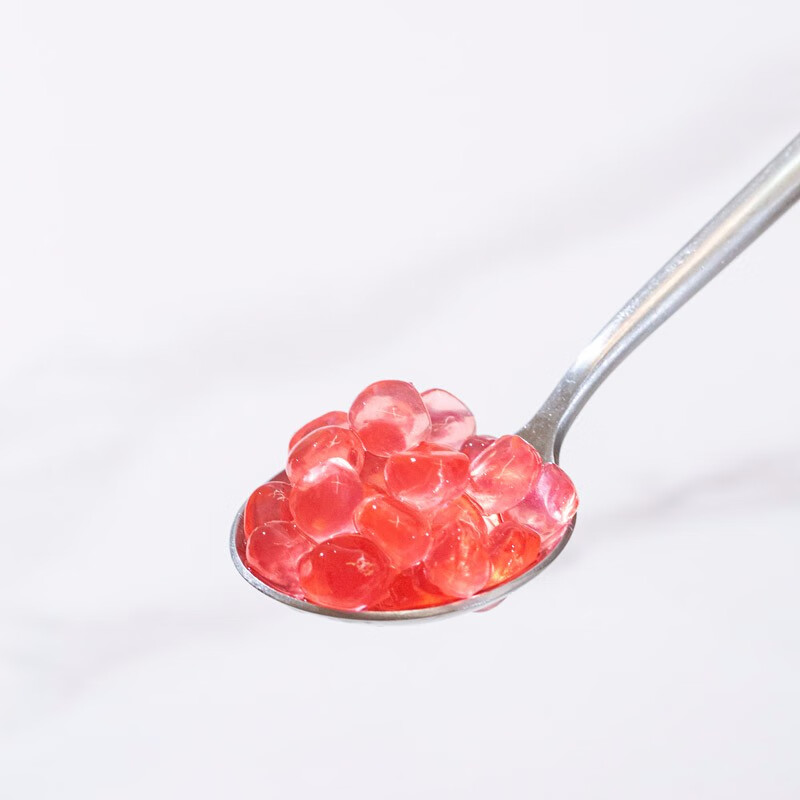 云山半寒天晶球脆波波粉桃味杨枝甘露奶茶免煮珍珠开袋即食甜品啵啵500g