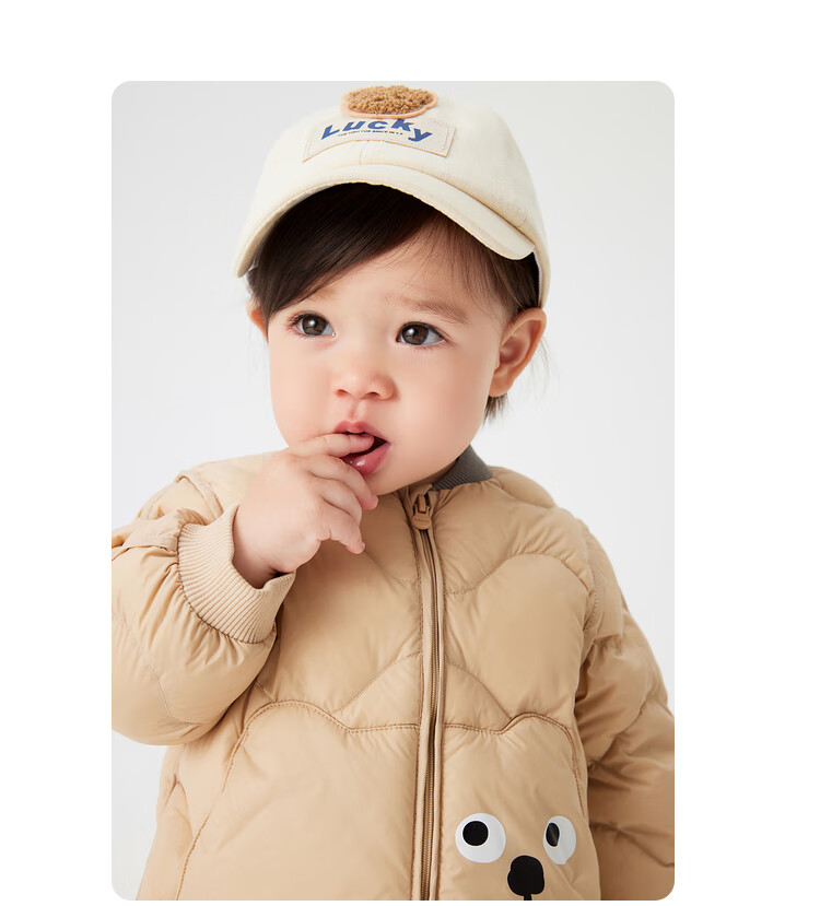 BALABALA Children's down Jacket, Triple Protection Clothing, Lightweight Baseball Collar Coat, Boys And Girls Outerwear, Autumn And Winter Wear, Floral Cute Desig 27