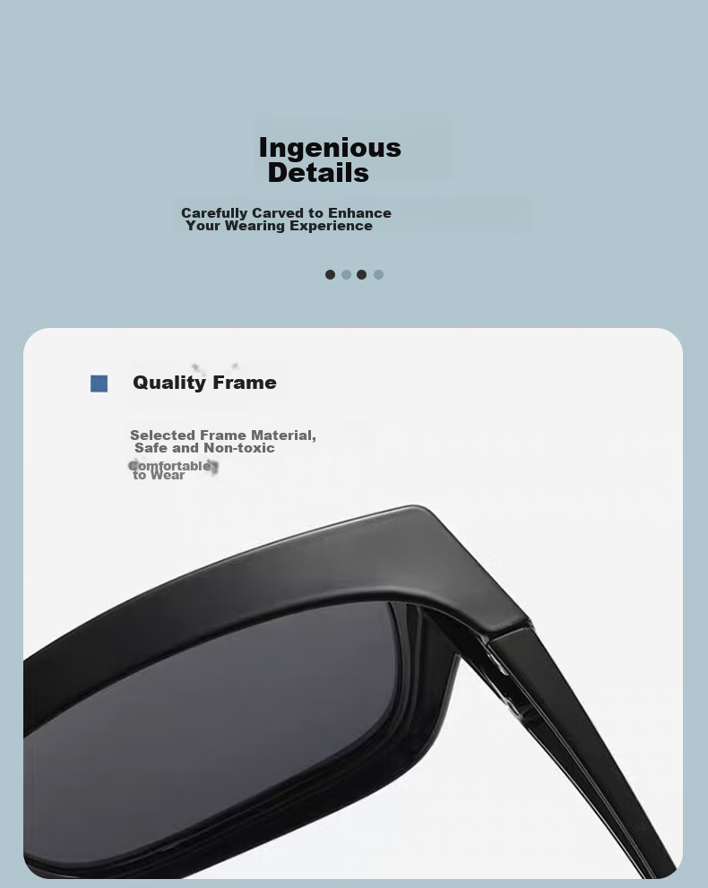 LOVECRAFT Myopia-Specific Sunglasses Clip-Ons for Driving, Polarized Clip-Ons for Black Frames - Night Vision Lenses, Sunglasses with UV Protectio 6