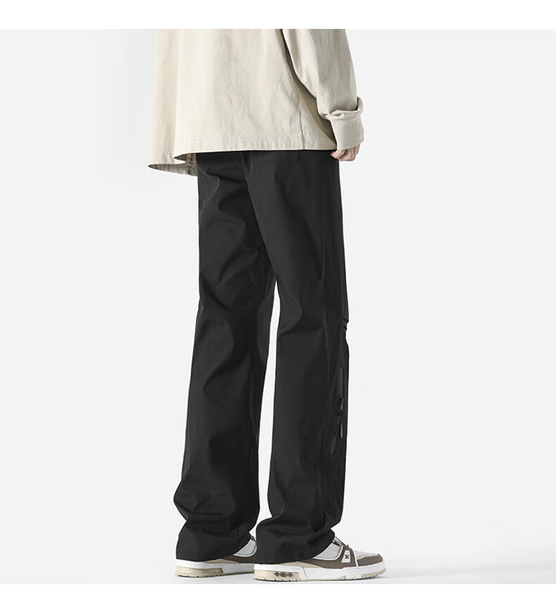 JEEP SPIRIT Men's Casual Outdoor Breathable Pants Black XL 6