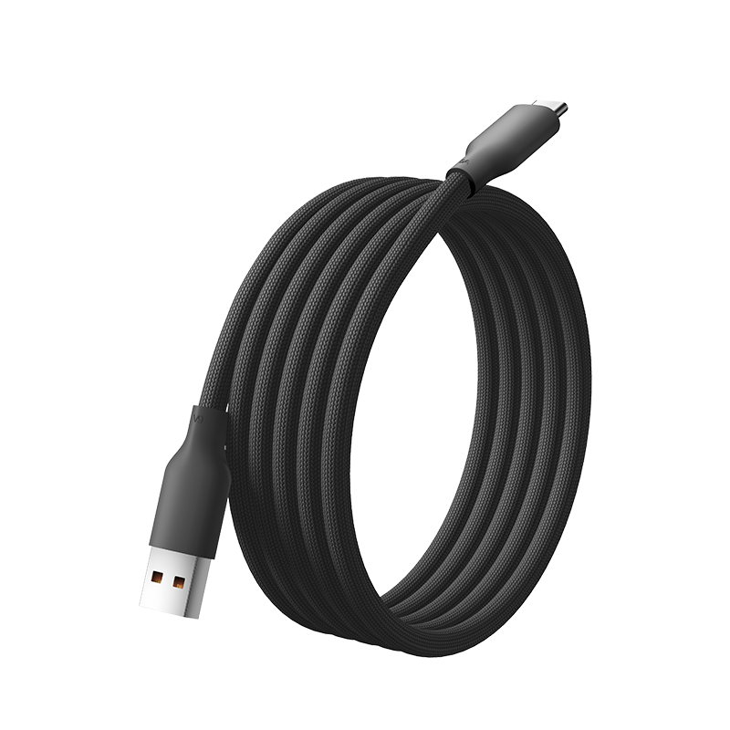 MI 6A Magnetic Braided Fast Charging Data Cable 1m (USB-A to USB-C) Deep Navy Blue