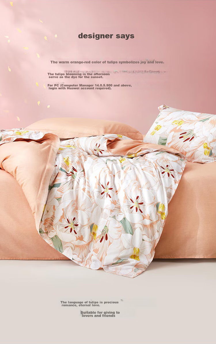 LUOLAI Home Textiles 100% Pure Cotton Bedding Set, Chinese Style Bed Sheet And Duvet Cover Double Set, 200*230cm 3
